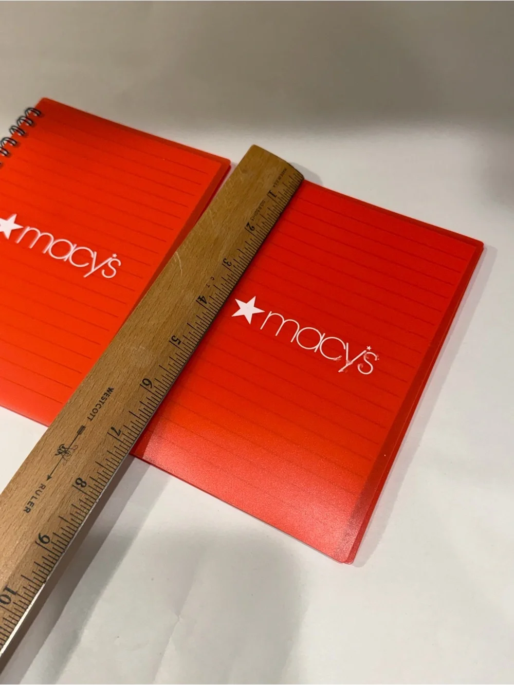 Macy's Red Spiral Notebook - Set of 2